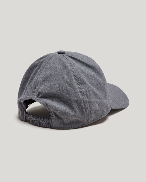 Brushed Peaked Cap, Grey, hi-res